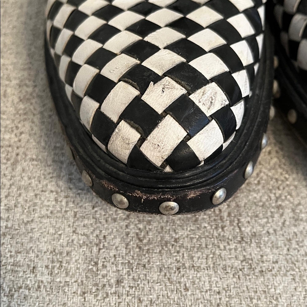 Givenchy Black & White Leather Shoes 10/43 - Picture 3 of 7